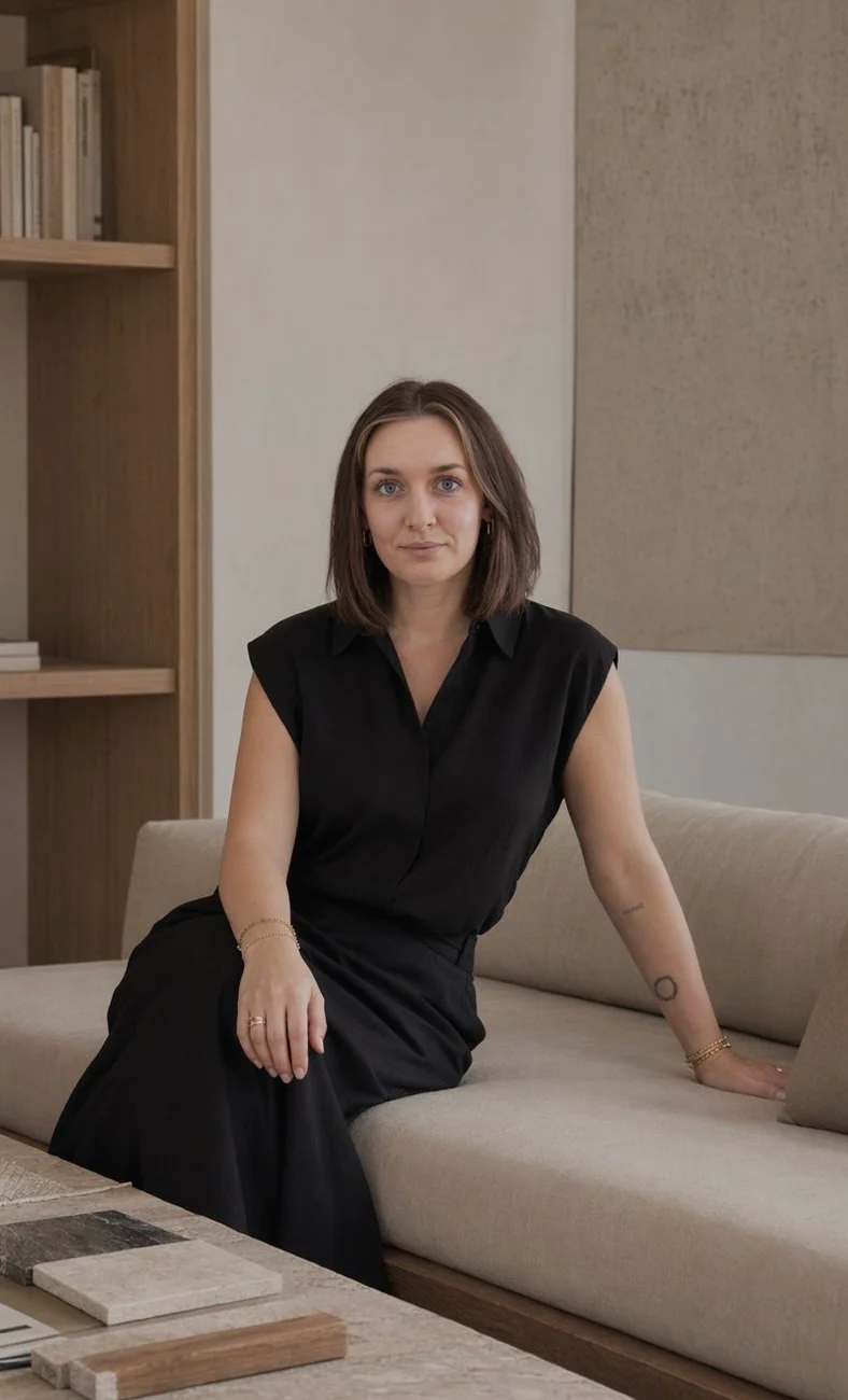 Anna im Sofa – editorial portrait in ruhiger Komposition